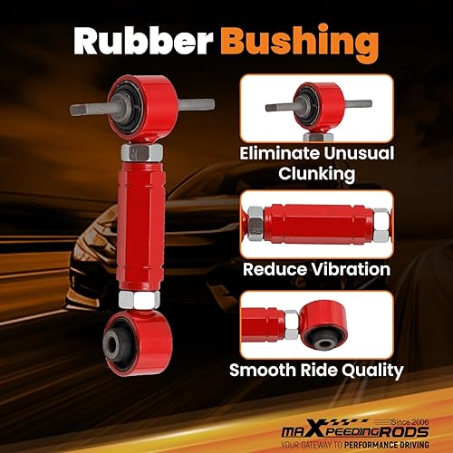 Miniatura 10 de maXpeedingrods Kit de brazo de control delantero y trasero para Honda Civic 1996-2000, ajustable