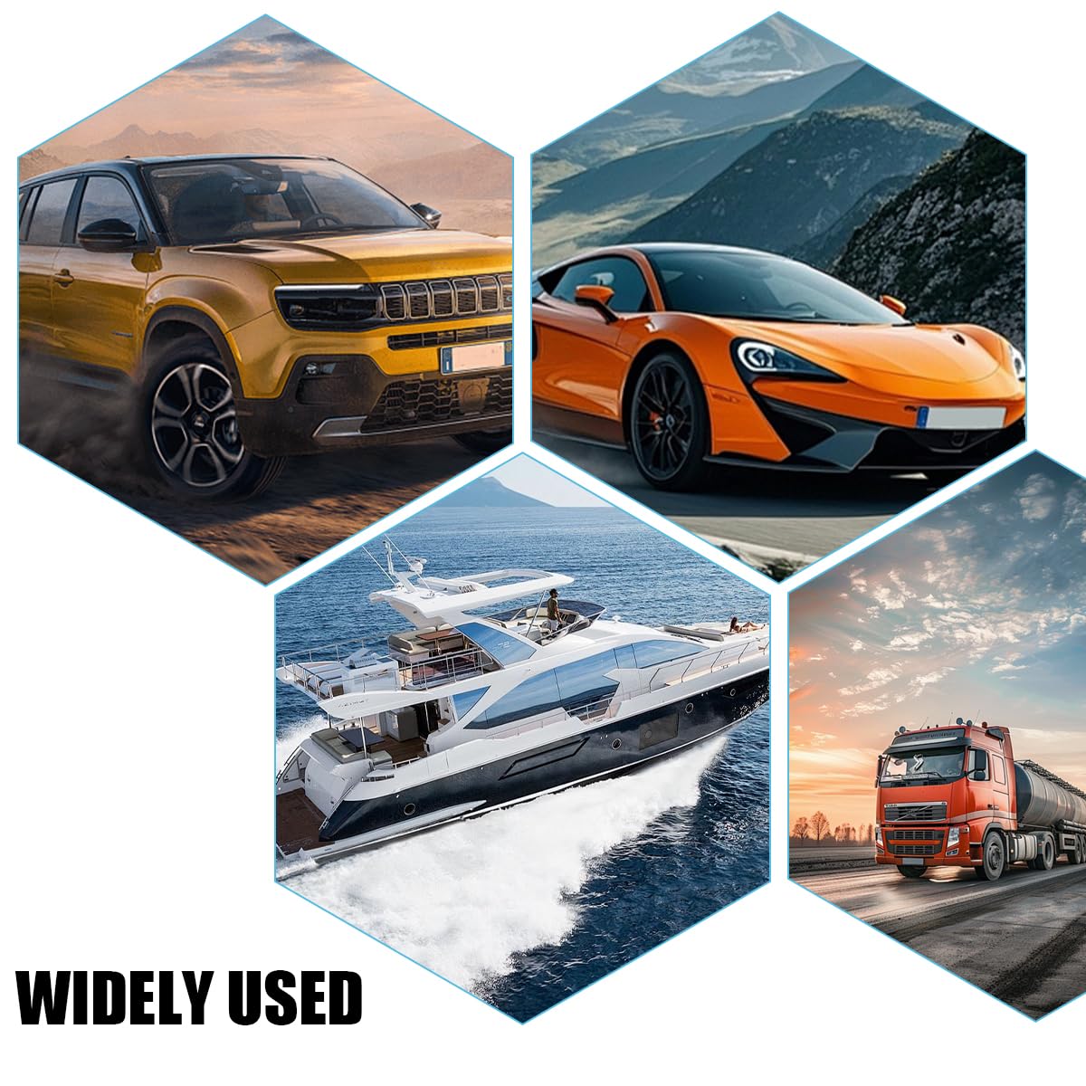 Juego de 6 fusibles de cartucho con forma de MCASE para automóvil, surtido de fusibles de 30 A 32 V, accesorios de repuesto para automóviles, universales para camiones, SUV, sedán