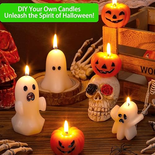 Miniatura 7 de JBEIY Olla para fundir cera de vela de 3 litros, con termómetro de vela, olla de vertido de gran capacidad, 200 mechas y calcomanías, cuchara de