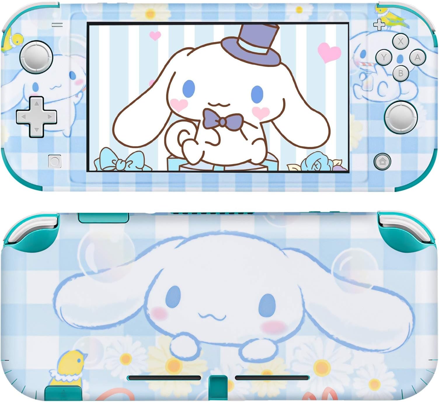 DLseego Switch Lite Skin Pretty Pattern Full Wrap Skin Protective Film Sticker Design for Nintendo Switch Lite- Blue Dog