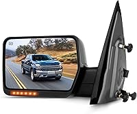Vista 1 de SCITOO Espejo de remolque para Ford F-150 2004-2006 para Ford F-150, exterior automotriz con señales LED delanteras calentadas eléctricas