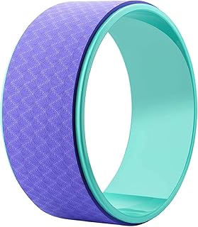 Bodylastics Yoga Wheel for Back Bends, Exercise, Stretching for Women and Men Fitness 13” Strong, Sweat Resistant & Eco-Fr...