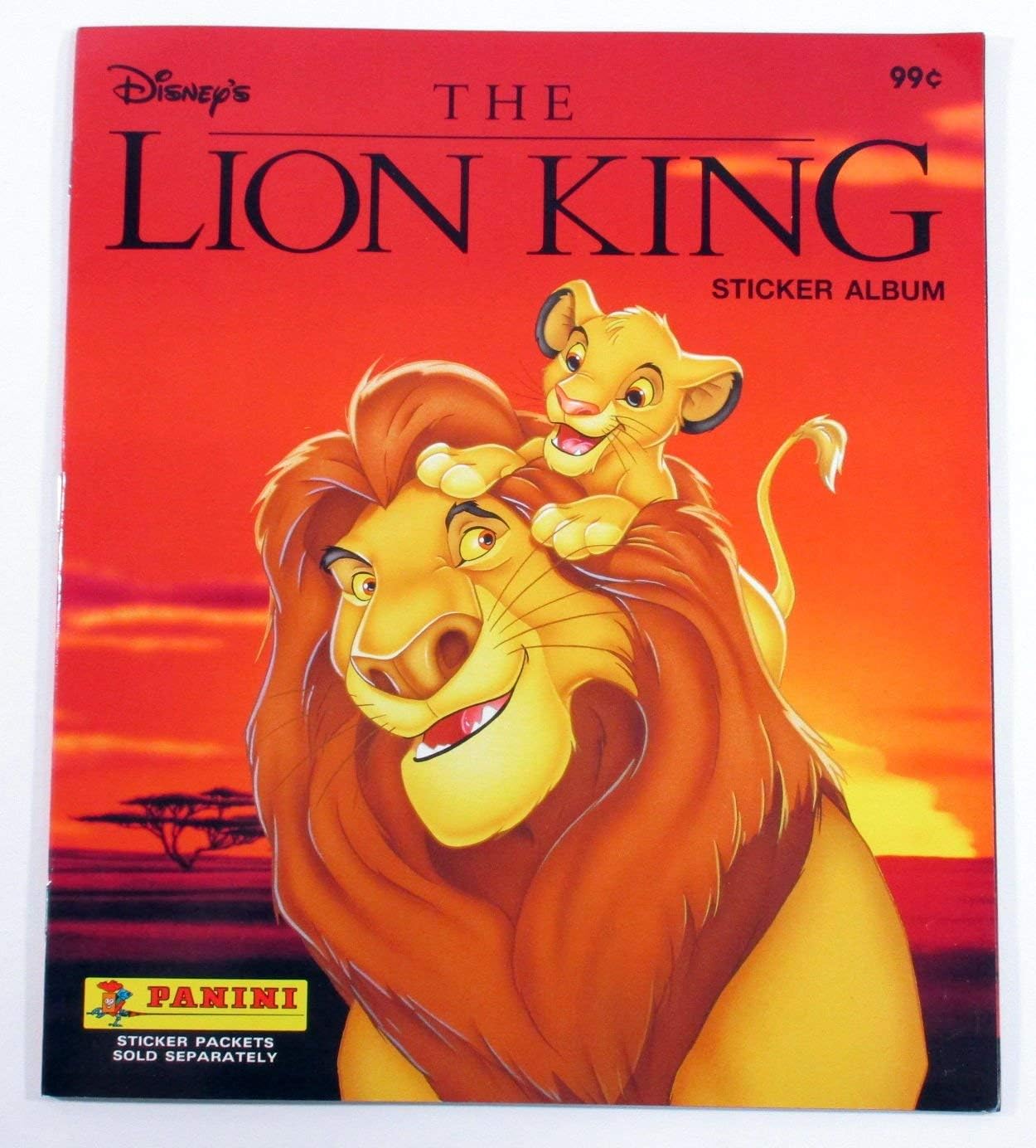 The Lion King Disney Album Book Panini No stickers included