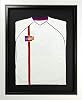 Vivarti DIY Infant Standard Sports Shirt Display Frame - 40 x 50cm - White With Black Inner Frame and Backing Card for Football, Rugby, Band T-Shirt Shadow Box