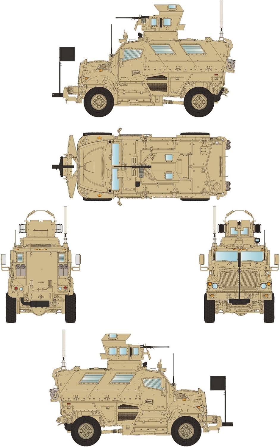 Amazon | ブロンコモデル 1/35 アメリカ M1224 マックスプロ