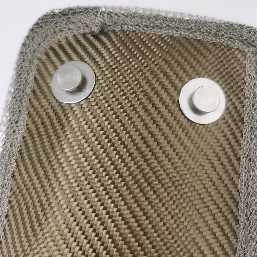 Turbo Heat Shield Turbocharger Blanket Wrap Spring for Subaru WRX Titanium