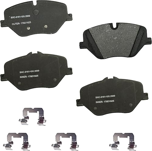 Miniatura 122 de Pastillas de freno delanteras cerámicas Bendix Premium SBC11 para modelos seleccionados Dodge Dart, Ford Fairlane, Falcon, Sedan Delivery, Mustang