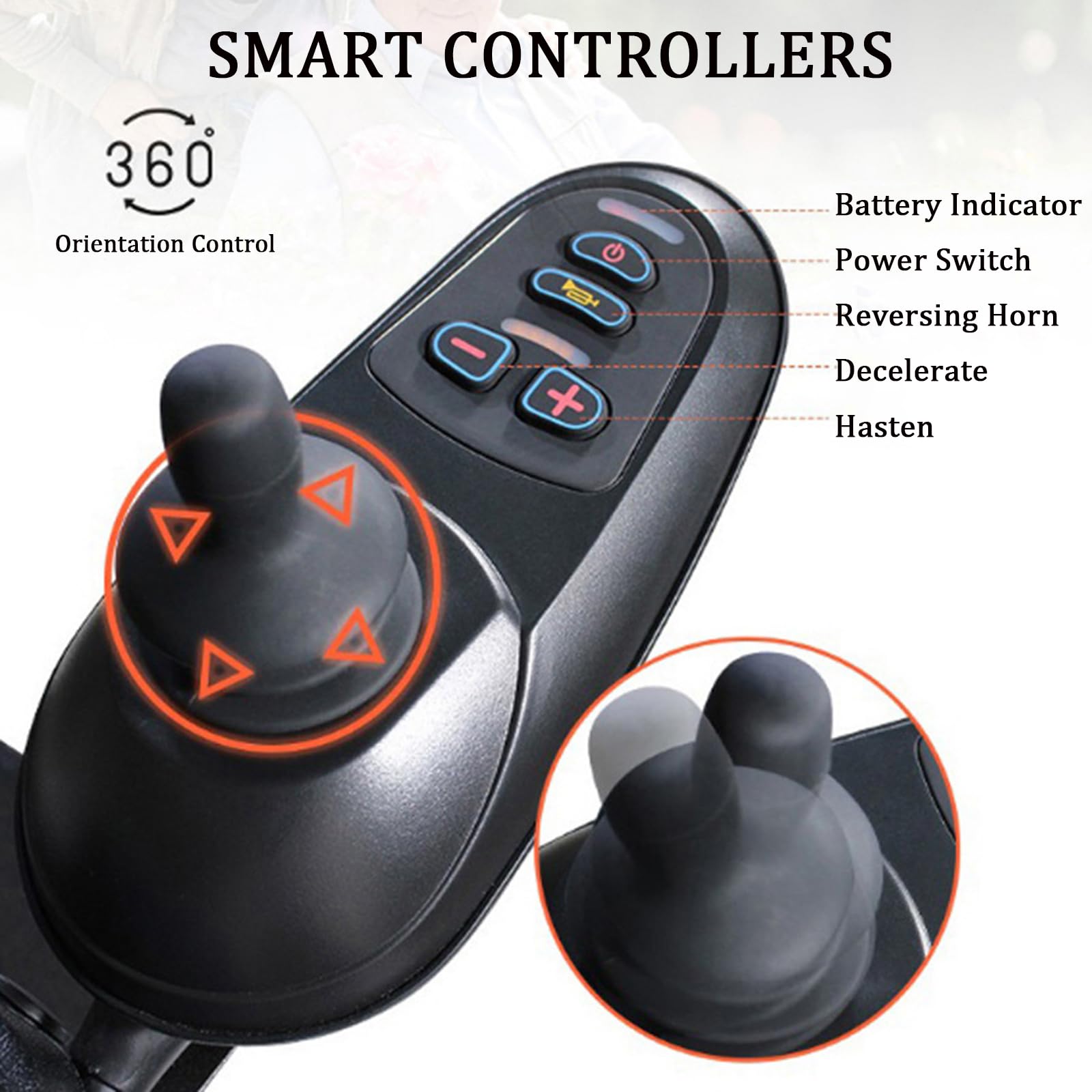 DYNAMISM Nuevas sillas de Ruedas eléctricas para Adultos, Silla de Ruedas Plegable Ligera de 24 kg, Motores duales de 250 W, Controladores duales, Modos duales (eléctrico/Manual),Silver