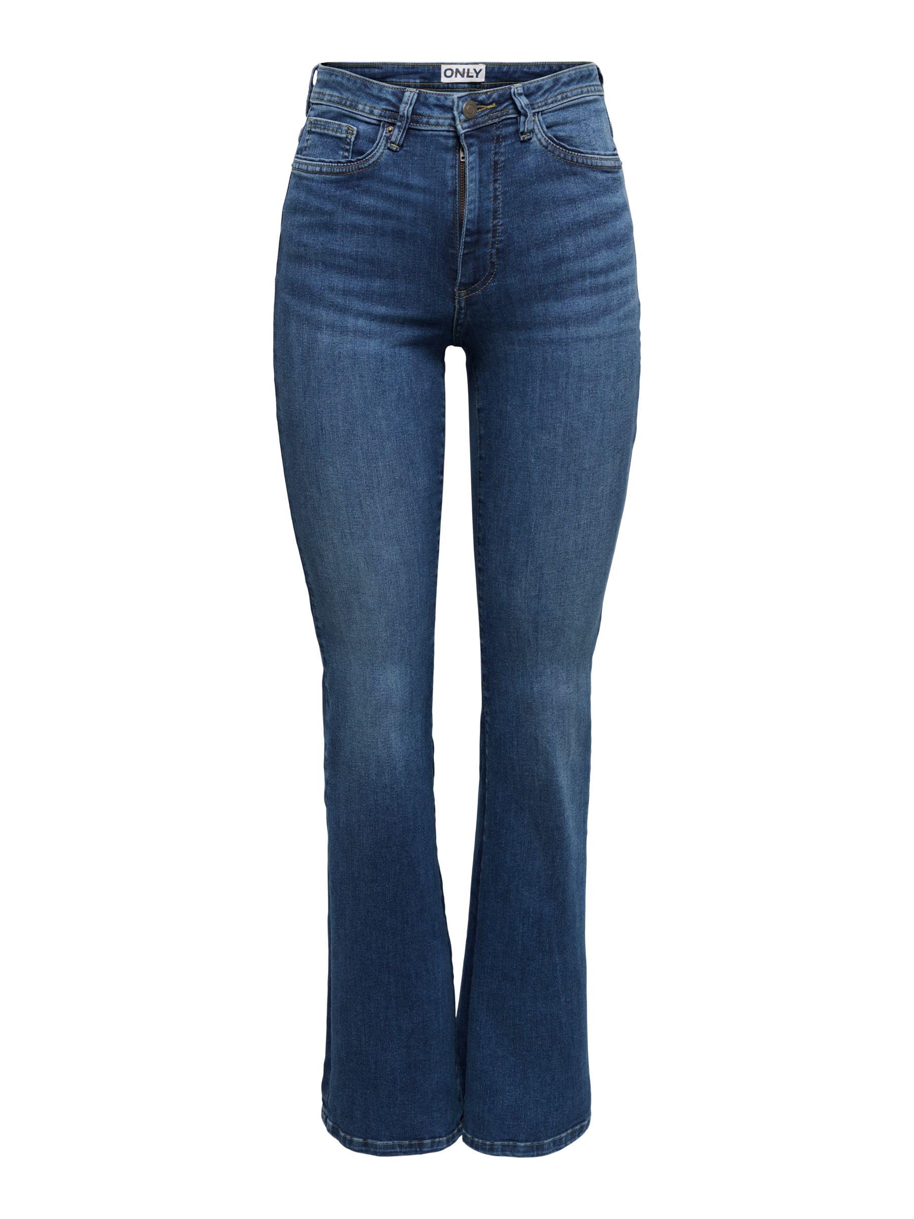 Only Women's Bleu Bootcut Jeans Wauw