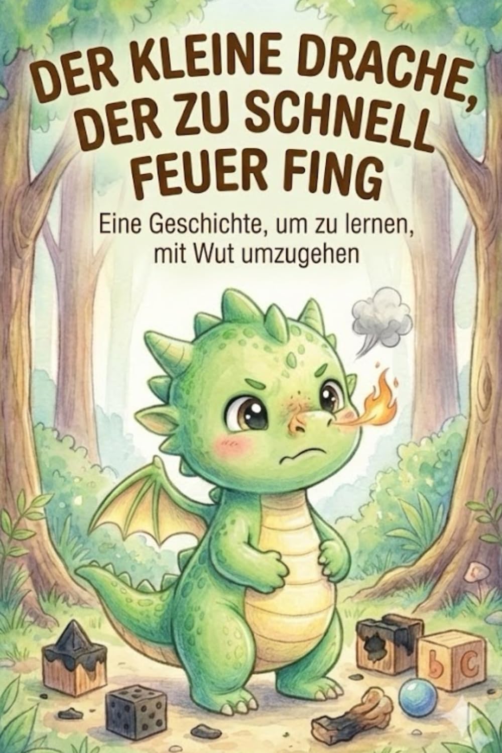 Der Kleine Drache Der Zu Schnell Feuer Fing: Ein illustriertes Bilderbuch, das Kindern von 3 bis 8 Jahren hilft, Wut und starke Emotionen mit einer einfachen Atemtechnik zu bewältigen.