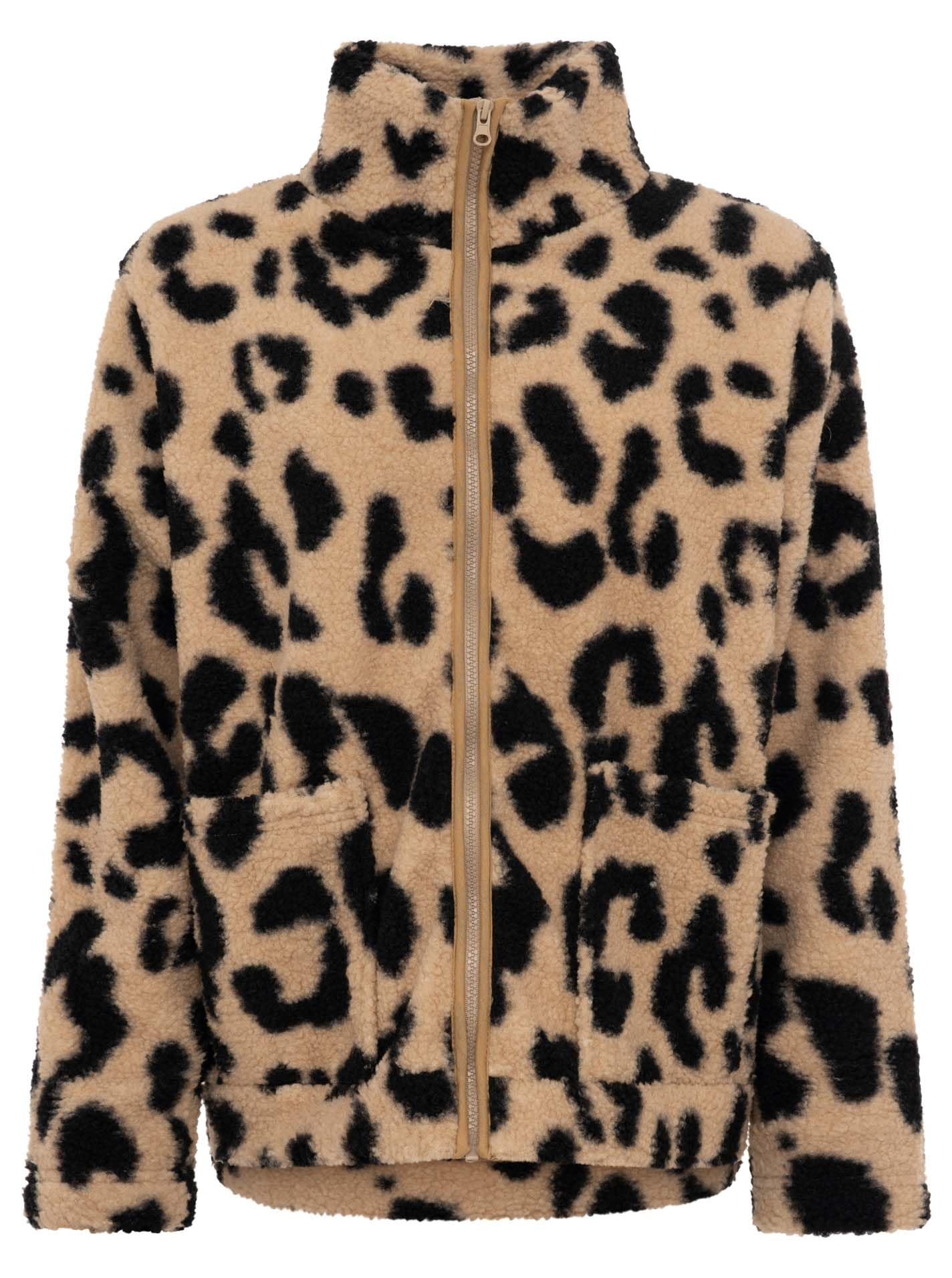 Zwillingsherz Damen Teddyjacke Classic – Kuschelige Fleece Jacke mit Reißverschluss, Warm & Weich Uni