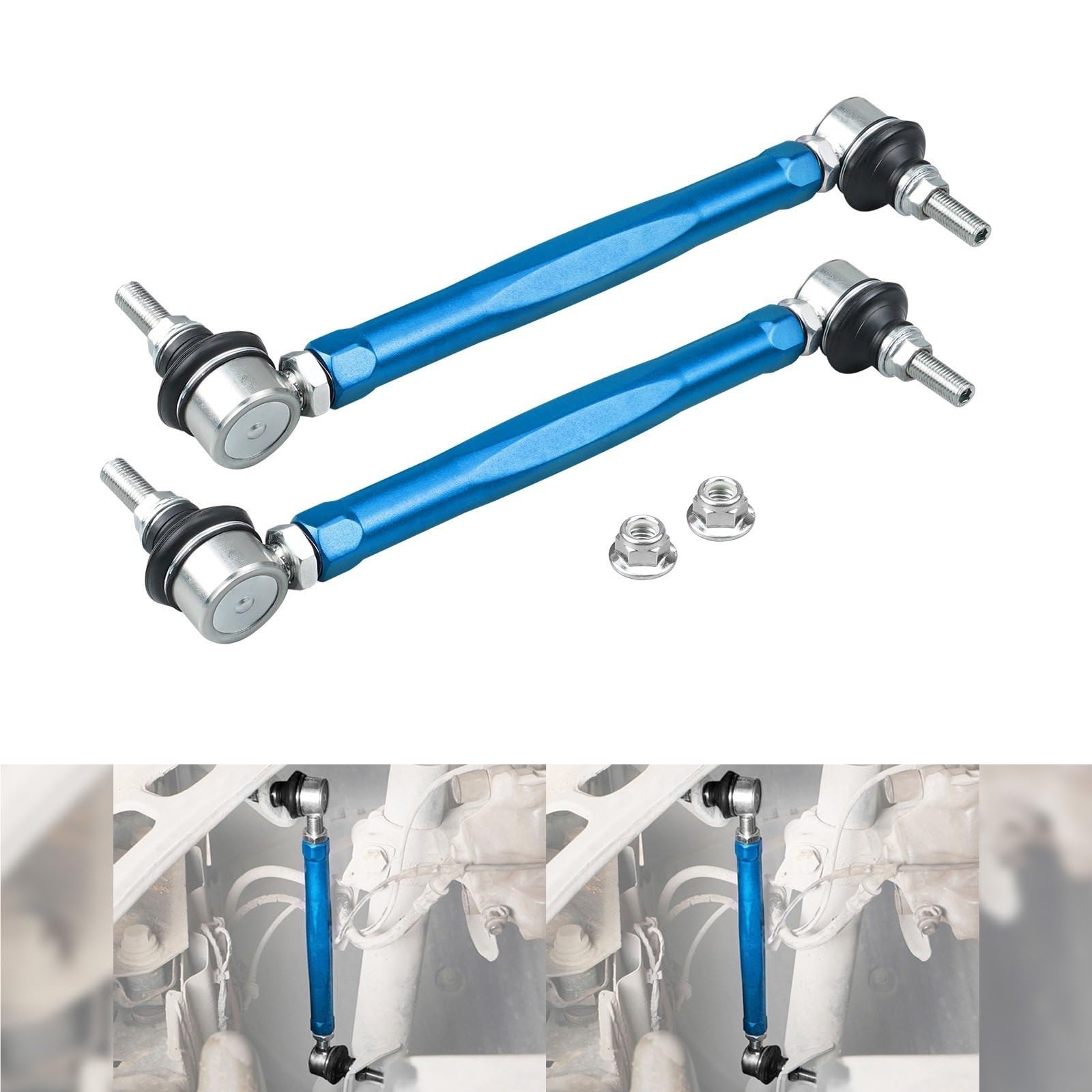 Stabilizator samochodowy Pasuje do Bmw serii 3 E46 1999-2006 Z4 E85 E86 2003-2008 Zestaw aluminiowych regulowanych łączników stabilizatora przedniego