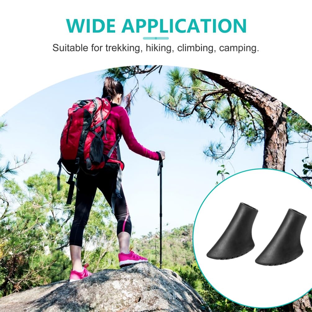 Milisten 30stücke Trekkingstock Gummipuffer rutschfeste Kunststoff-fußpads Für Wanderstöcke Und Gehstöcke Langlebige Und Verschleißfeste Stöcke Schutzbezüge Installieren Und