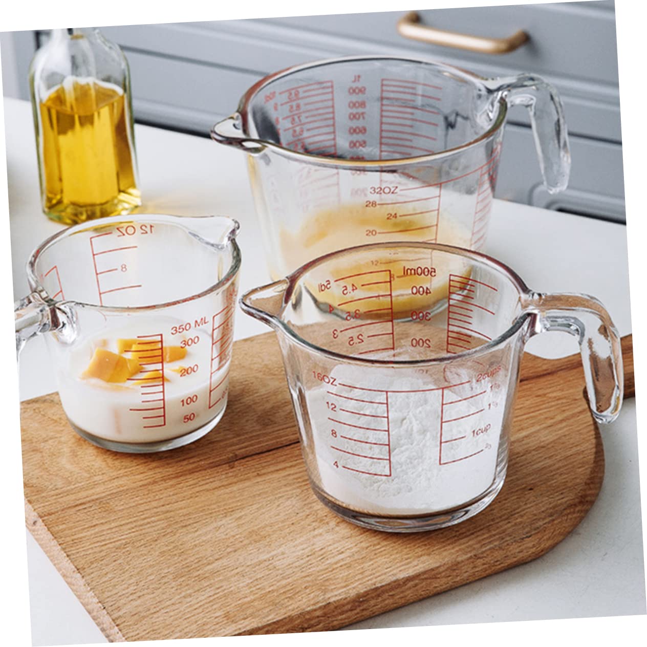 Misurino in Vetro Graduato 500ml per Cucina e Pasticceria