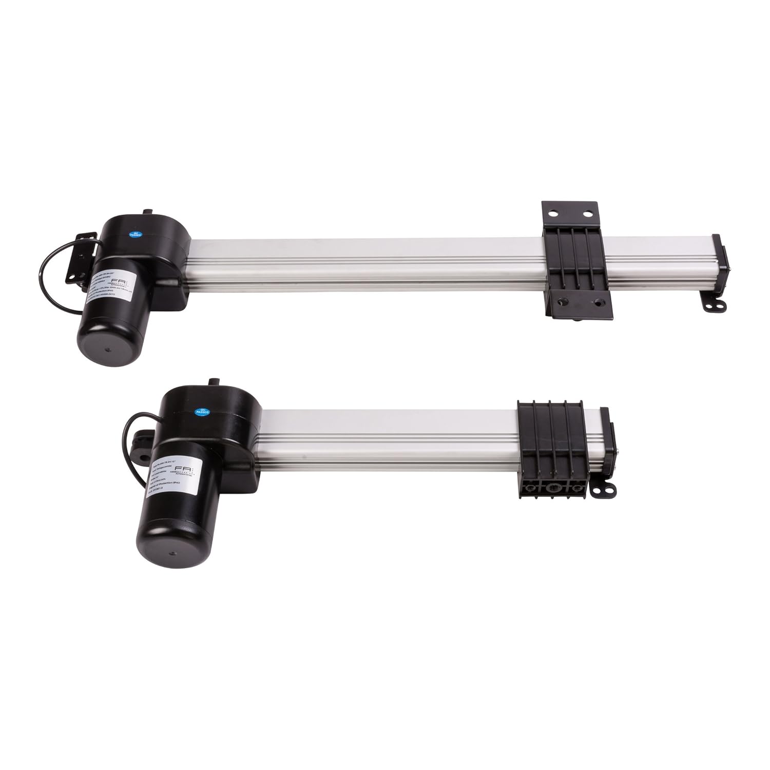 Firgelli 40" Stroke Heavy Duty Linear Track Actuator 400 lbs Force