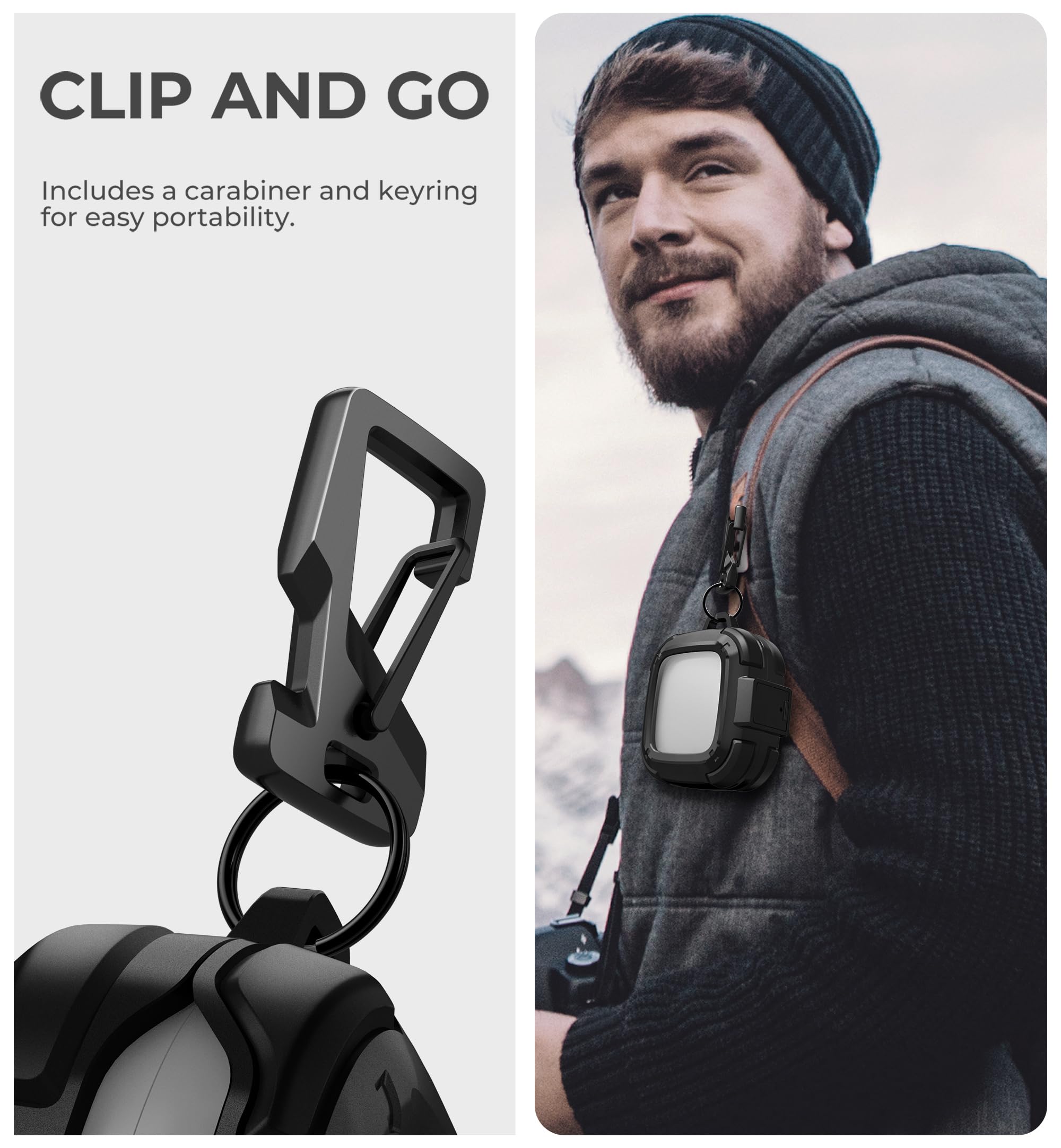 Amazon | Dexnor for SHOKZ OpenFit Airケース 落下防止ロック付き 耐