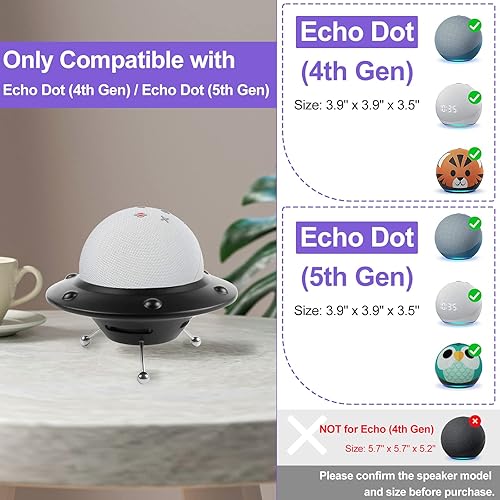 Miniatura 3 de Soporte para Echo Dot 4 generación, soporte de mesa para Echo Dot 4 generación, soporte decorativo para altavoz Echo Dot 4 generación, accesorios