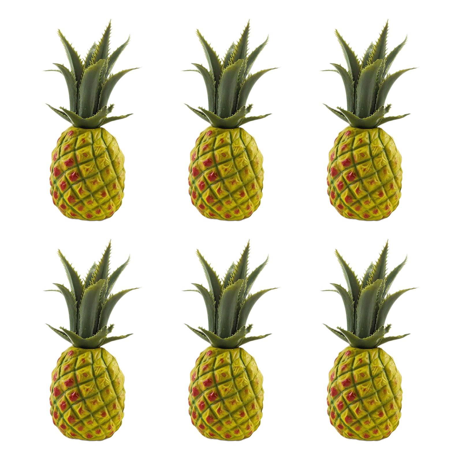 Carotoe Small Pineapple A 6Pcs Artificial Fruit Fake Fruit, Simulation Photography Props For Kitchen Parties Decorations, 24 Kind Of