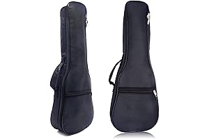 Soprano Ukulele Case Black, Perfect Fit for 21 Inch Soprano Ukuleles! Premium...