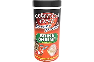 Omega One Freeze Dried Brine Shrimp: Premium Nutrition for Aquatic Pets