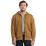 mens Full Zip Hooded Sweatshirt With Front Pouch Pocket