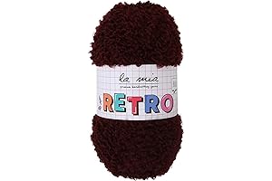 La Mia Retro Fluffy Curly Yarn: Transform Your Knitted Creations
