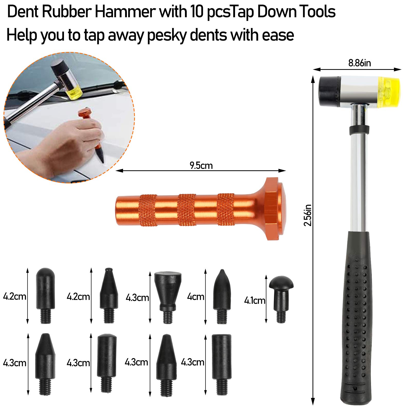 KAOLALI Kit De Réparation De Bosses Pour Voiture, 78