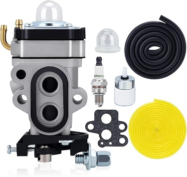 130BT Carburetor for Hus-qvarna 130 BT 530BT Backpack Leaf Blower Parts RedMax EBZ3050RH EBZ3000RHCA 504116101 Carb with Spark Plug Primer Bulb Fuel Line Filter Kit