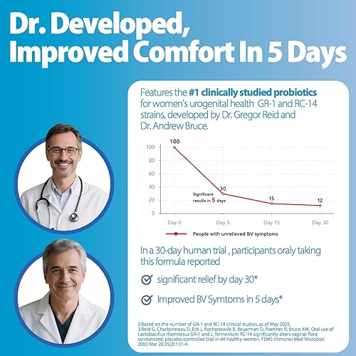 Miniatura 3 de Life-Space Probiótico para mujeres, apoya la microflora vaginal saludable y la comodidad, suplemento diario para mujeres, equilibrio de pH con