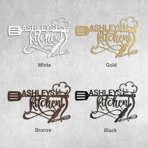 Miniatura 3 de Custom Metal Signs Metal Name Sign Metal Wall Art Split Letter Monogram Wall Decor Metal Wall Art Last Name Sign Family Name Sign Personalized