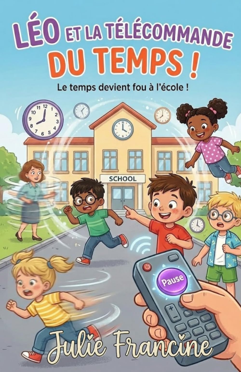 Léo et la télécommande du temps !: Livre pour enfants (6-9 ans) : Une aventure magique et drôle à l'école (Mes Premières Lectures Rigolotes (6-9 ans))