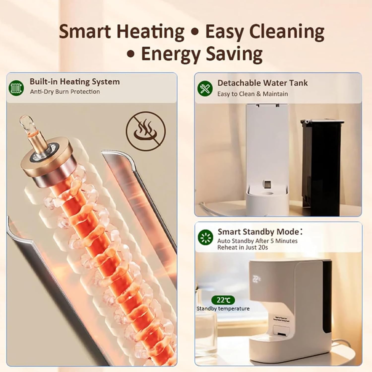 Hot Face Towel Dispenser, Automatic Disposable Towel Warmer, Smar One-Click Start, Compressed Towels Wamer Heater Machine, 55°C Constant Temp for Spa, Facials, Bathroom