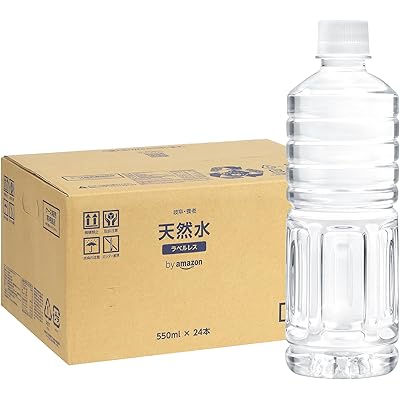 by Amazon 天然水 岐阜・養老 ラベルレス 550ml ×24本