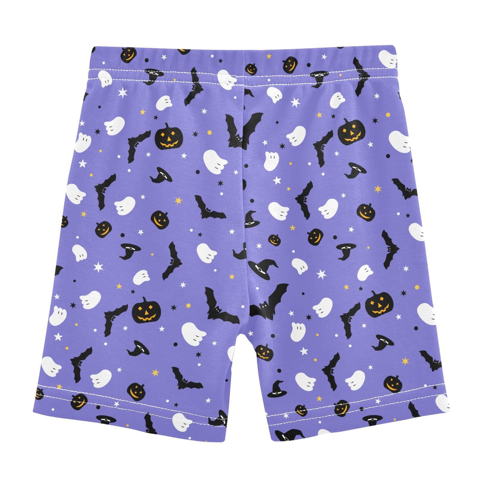 JHKKU Girls Halloween Shorts Cotton Cartwheel Bike Kids Biker Under Dress Dance Short Girl Clothes 10Y