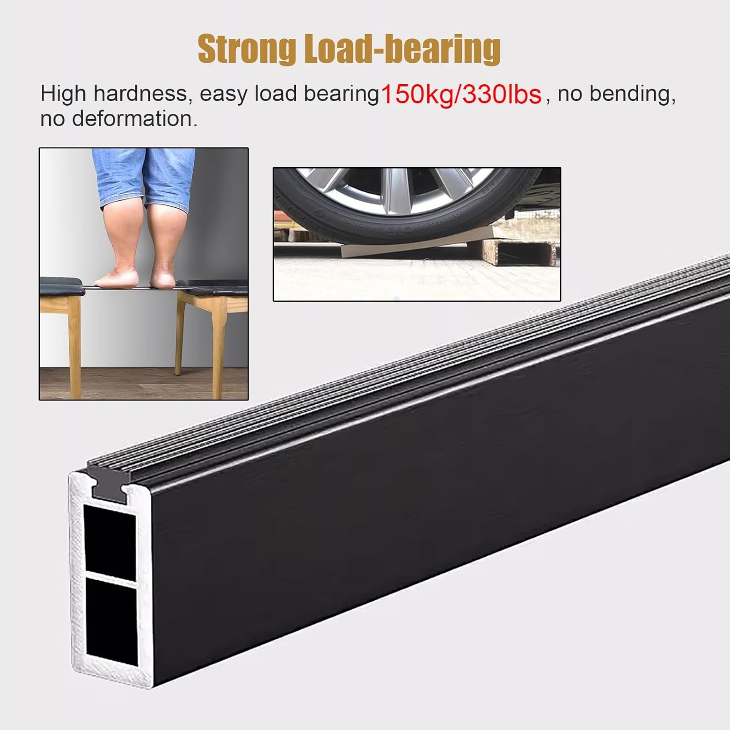 JYHHCYS Wall Mount Clothes Rack Heavy Duty Closet Pole for Hanging Clothes, Long Detachable Cuttable Clothes Hanger Rod with Support Brackets, Easy to Install (Color : Black, Size : 30in/76cm)