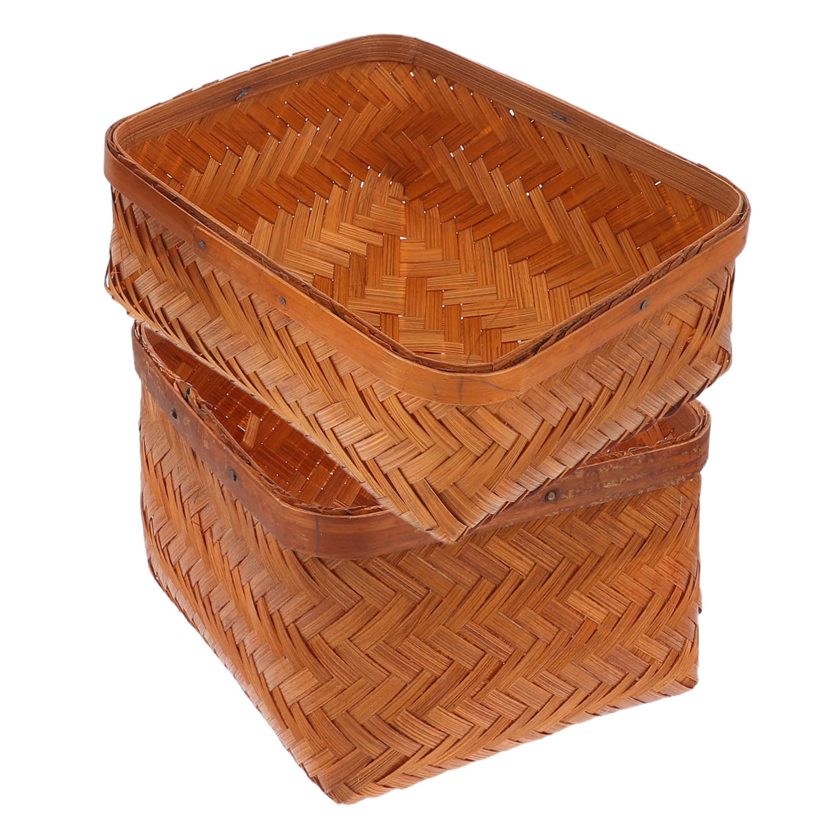 Cabilock Tea Box with Airtight Lid Sustainable Tea Organizer for Versatile Storage