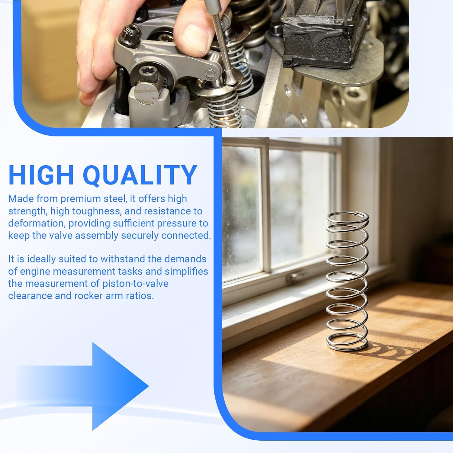 4758-2 Valve Checking Springs for Clearance Testing – 3 Pack | Low Tension Replacement Springs for Piston-to-Valve Clearance, Rocker Arm Ratio & Cam Degreeing