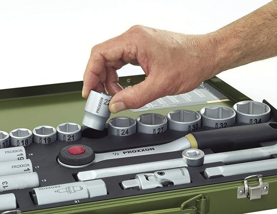 Proxxon 1/4' 36-piece Socket And Bits Set