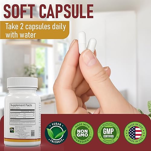 Miniatura 2 de shrink Spermidine Supplements for Men & Women  120 Vegan Caps 100% Natural Polyamine for Anti-Aging Support and Overall Wellness  Non-GMO, USA Made