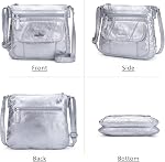 Angelkiss Petites Femmes Sac de corps croisé Purse épaule en cuir pour femmes Hobo Sac avec ceinture réglable