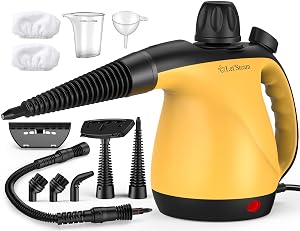 Multi-Surface Portable Steam Cleaner with 11Pcs Accessories Chemical-Free Pressurized Steamer for Cleaning Hand Held Steamer for Car Furniture