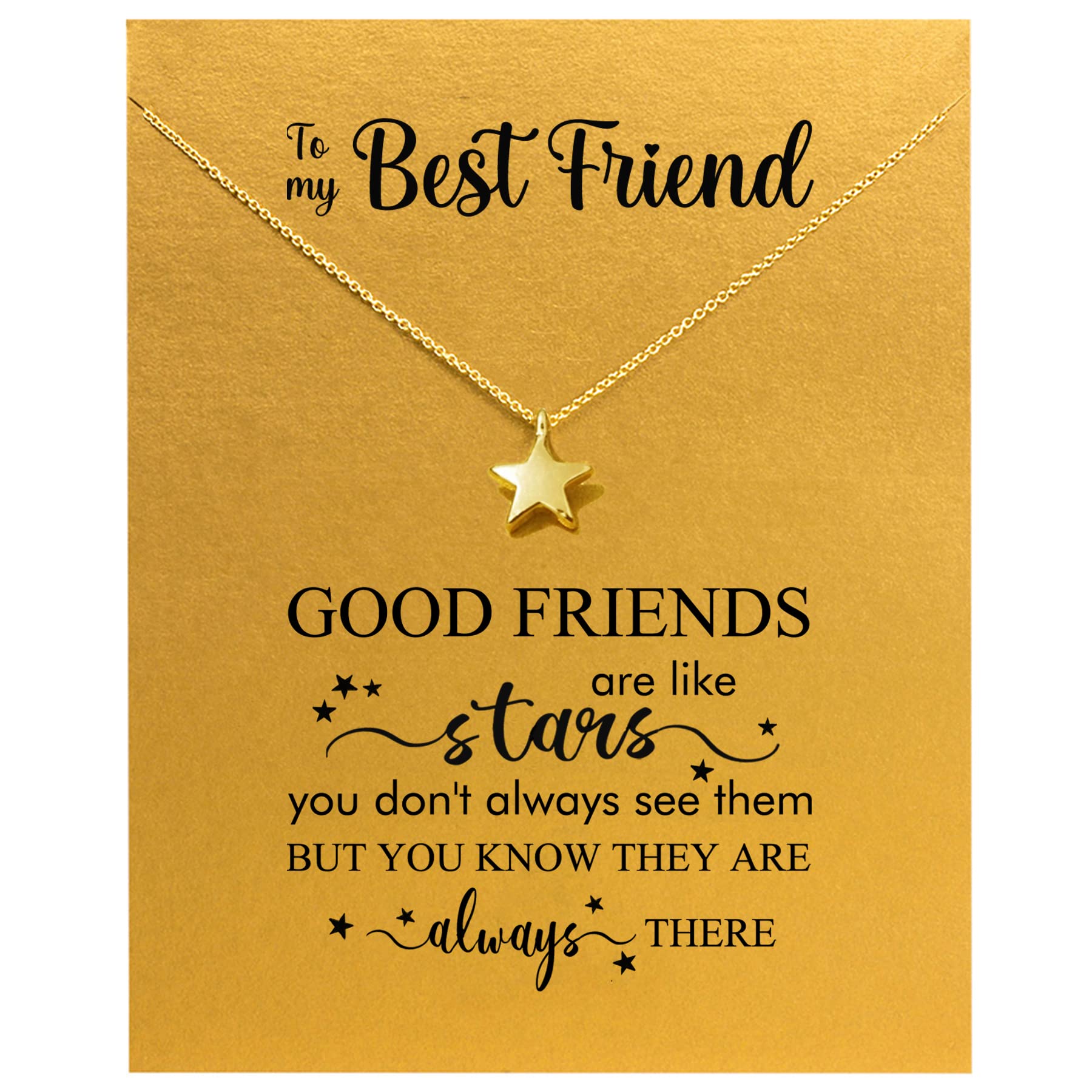 Sister Gifts from Sisters, Sister Necklaces Best Friend Necklace for Women. Christmas, Birthday, Graduation Gifts with Wish Card