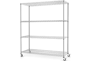 Rengue Chrome Shelving Unit: The Ultimate Organization Essential
