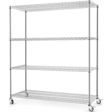 Rengue Chrome Shelving Unit: The Ultimate Organization Essential