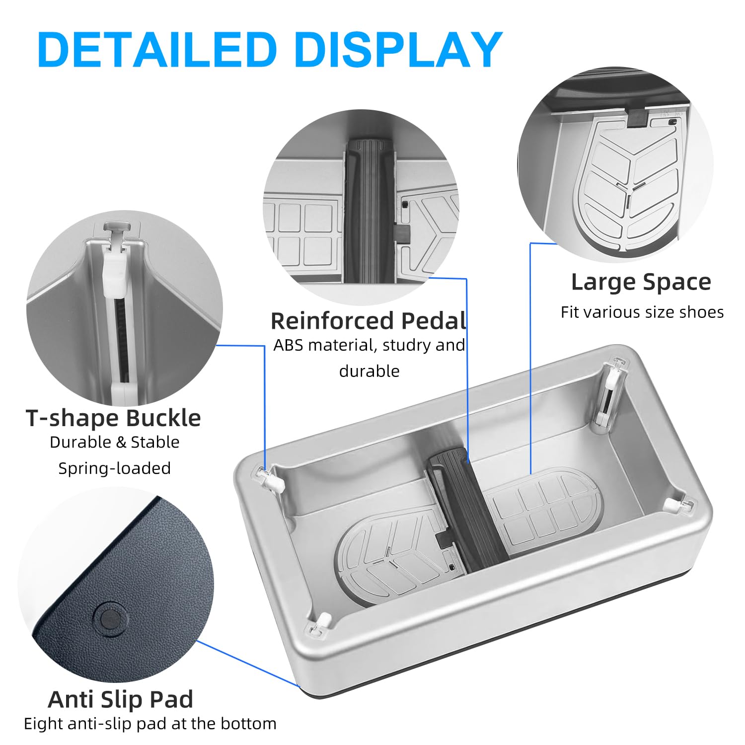 Lot de 200 couvre-chaussures jetables en intérieur - Distributeur automatique - Taille unique - Protège votre sol pour maison, bureau, hôpital, usine - Argenté
