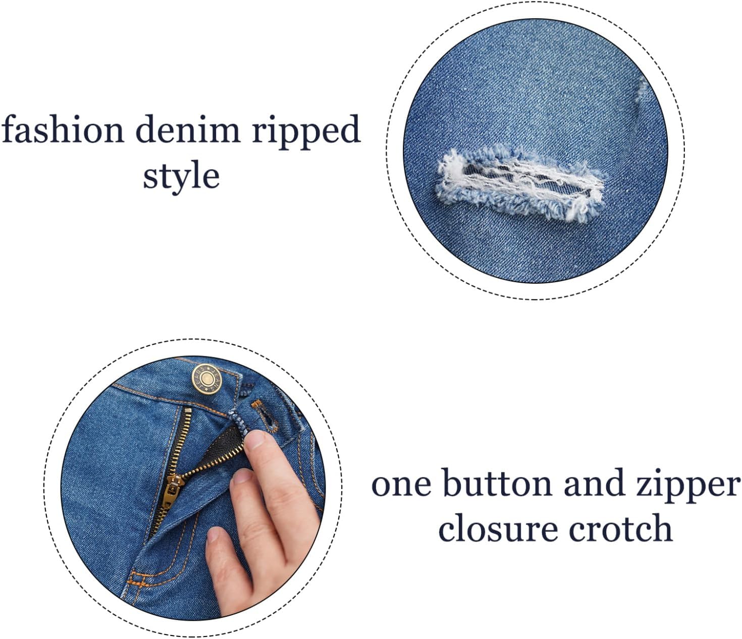 Kids Girls Ripped Flare Jeans Bell Bottoms Denim Pants Summer Casual Jeans