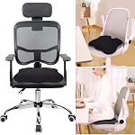 Car Seat Cushion, Memory Foam Seat Cushion, Car Seat Pad, Memory Foam Driver Seat Cushion to Improve Driving View, Seat Cushion Pillow for Car and Office Chair, Black