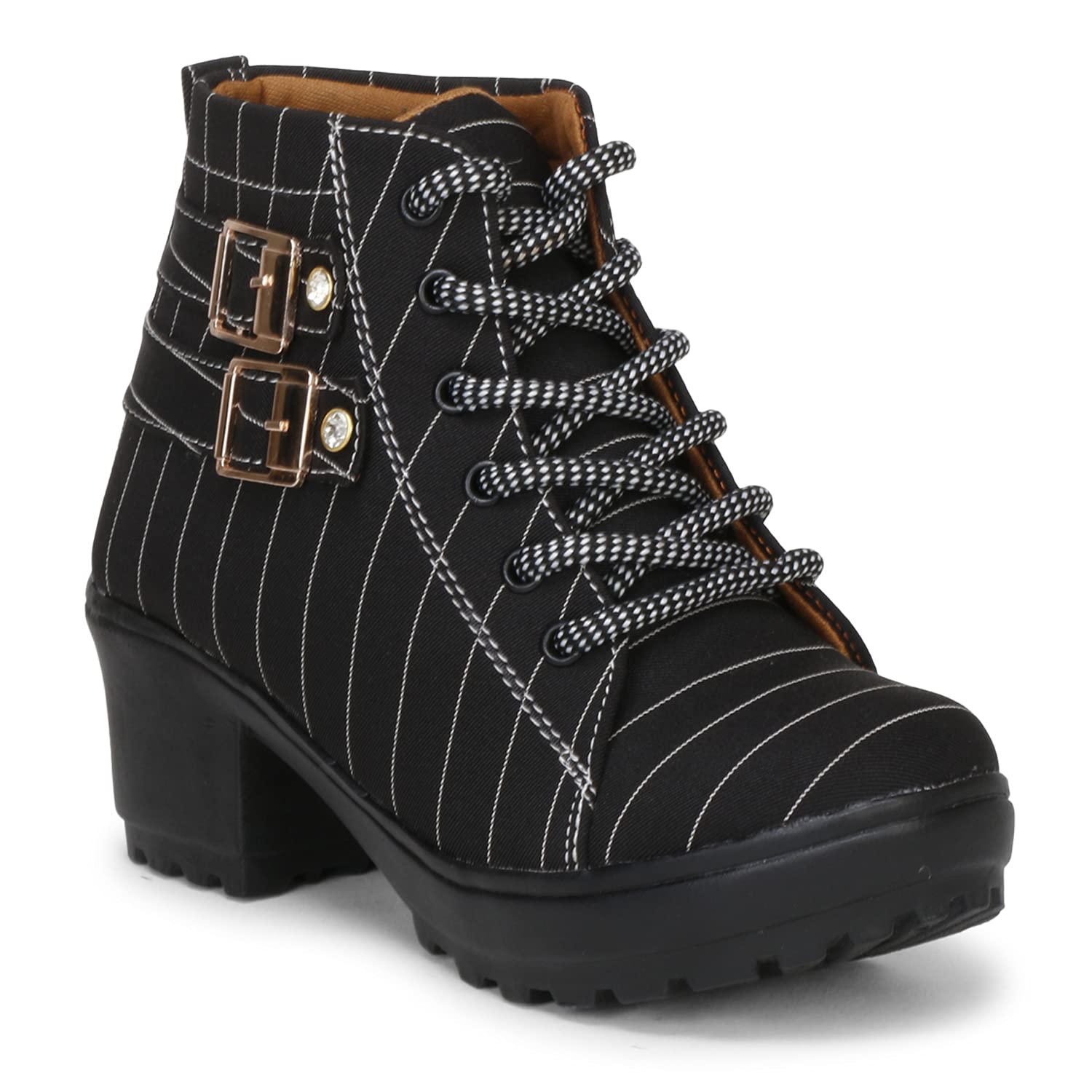 Krafterwomens High Ankle Denim Boots And Stylish Girls Boots
