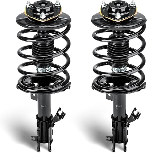 Amortiguador de amortiguador delantero completo con resorte helicoidal compatible con Nissan Altima 2.5L solo 2002-2006, no para SE/SE-R, reemplazo