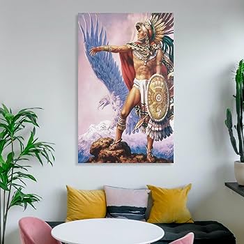 Amazon.co.jp: メキシコ神話 アステカの鷲の戦士 ポスター ウォール